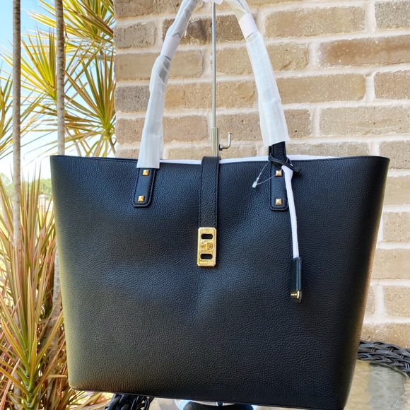 SALE‼️ Michael Kors large satchel tote black - Picture 4 of 5